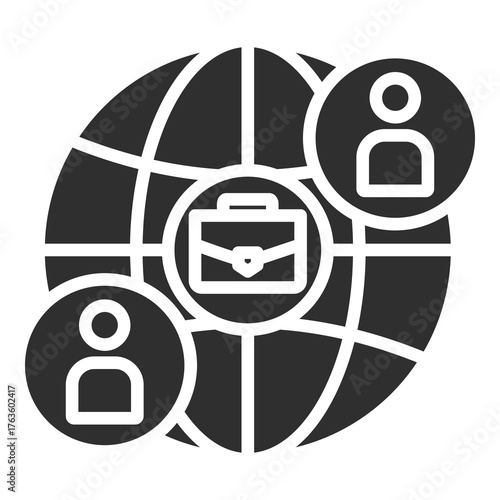 Networking Icon Single Vector Collection 