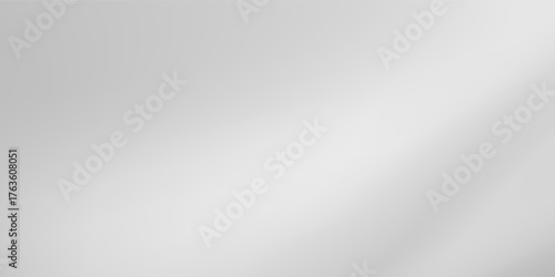 Modern silver foil background with metal mirror texture. Chrome gradient surface with light simple modern