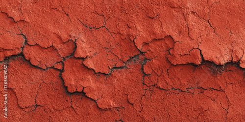 Canvas or muslin fabric cloth studio backdrop or background . Pink Vintage Grunge Background: Worn Wall with Chipped Paint	