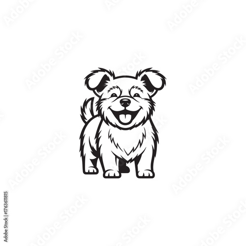 Detailed silhouette of a mosquito with wings and legs