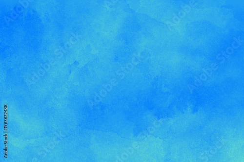 Abstract blue background in watercolor style