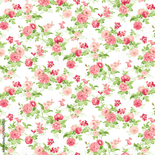 digital and textile Seamless Pattern.