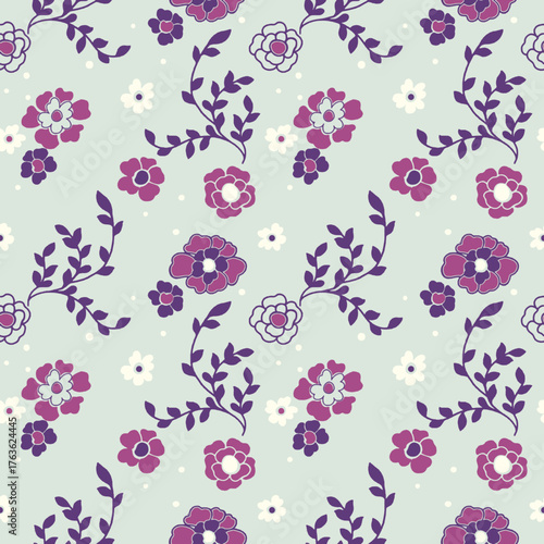 digital and textile Seamless Pattern.