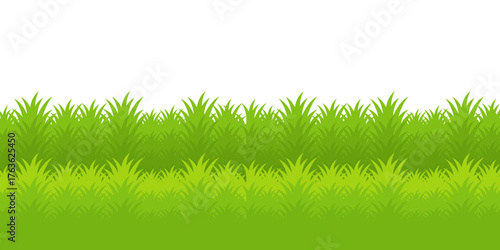 green grass illustration, sustainable grass nature, grass design in flat style