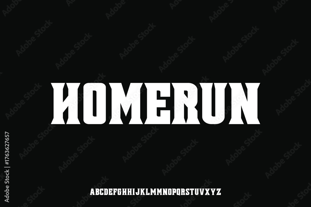 Fototapeta premium MobileDisplay alphabet font vector design suitable for headline, poster, logo, magazine and many more