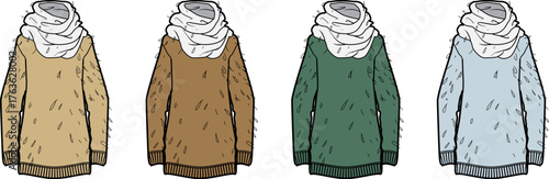 Hoodie Fashion Showcase Garment Style, Fabric Selection & Color Palette Exploration