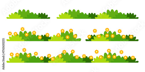 green grass illustration, sustainable grass nature, grass design in flat style