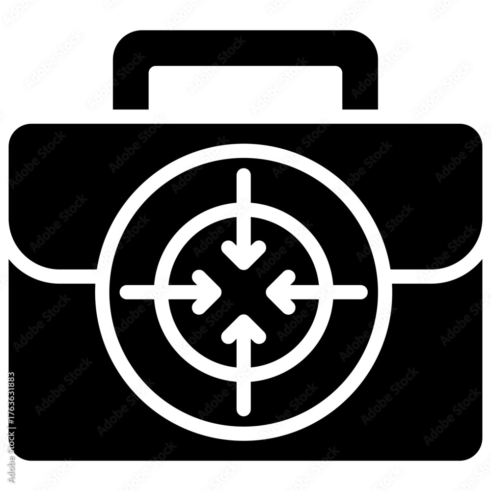 Obraz premium Business Target Icon