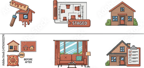 Home staging process: renovation to completion