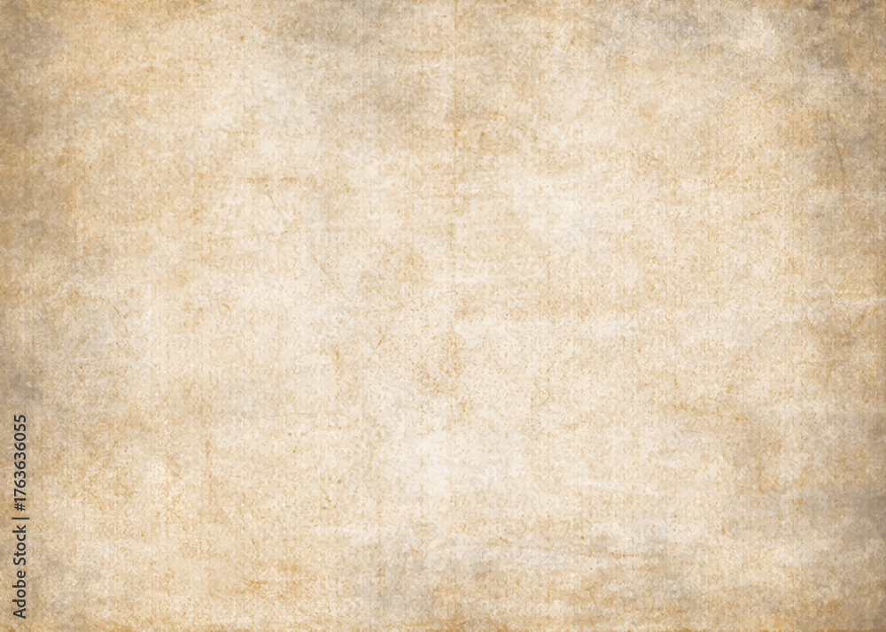 Fototapeta premium Vintage Antique Paper Texture Background. Old Aged Parchment for Design, Scrapbooking, Invitation, Retro Art Projects