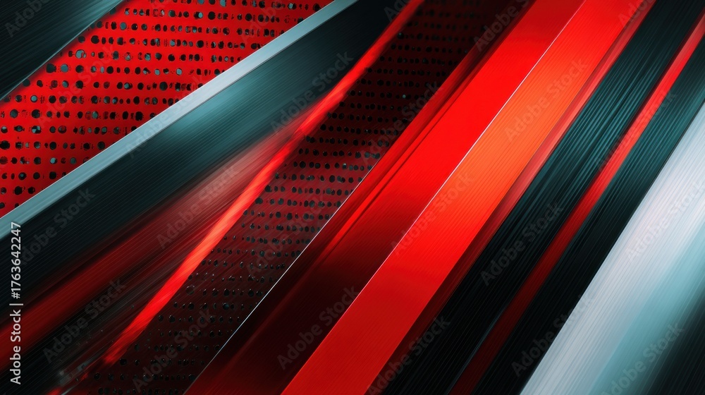 Fototapeta premium Abstract red black design background