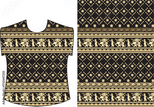 Mandala Pattern T-shirt