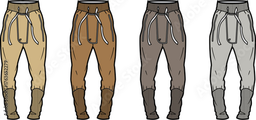 Medieval-Style Pants Collection Trousers for Historical Fashion