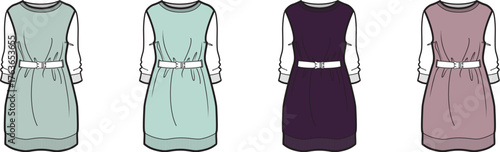 Fashionable Dress Styles A Variety of Color Options for Women's Clothing