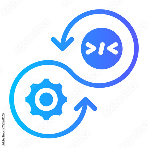фотографія orchestrate gradient icon