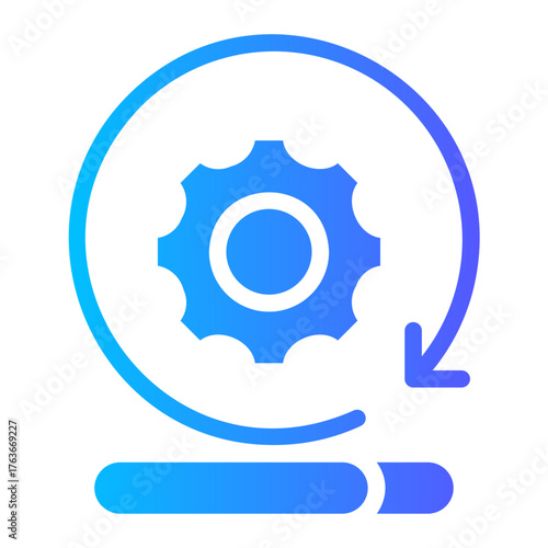 project status gradient icon