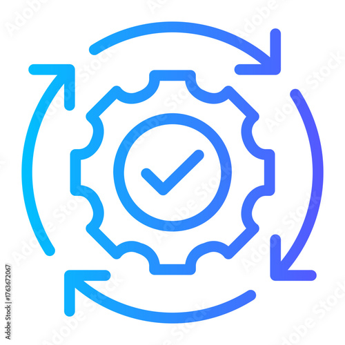 criteria gradient icon