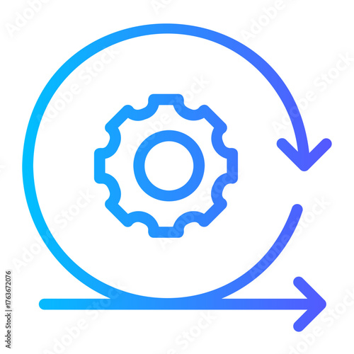 developping gradient icon