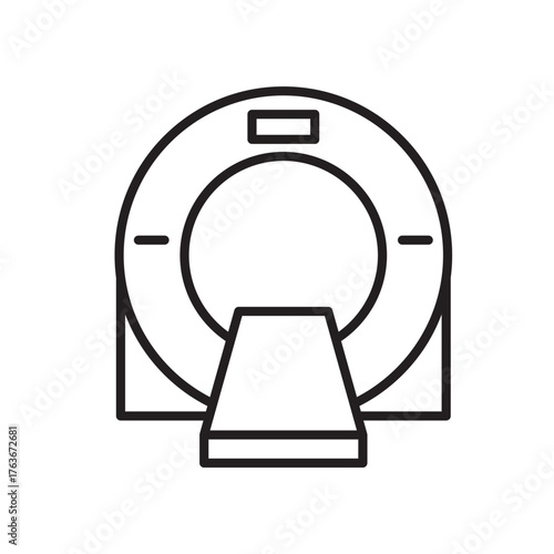 mri icon vector  web design 