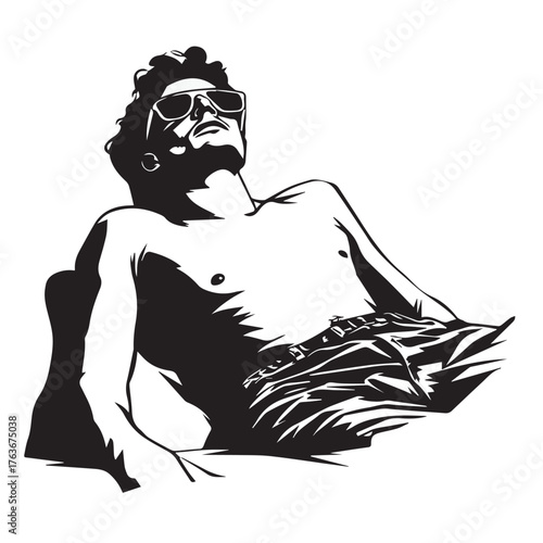 vector illustration of a man