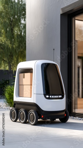 Autonomous delivery robot for modern urban logistics and sustainability