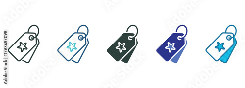 Brand Icon Set Multiple Style Of