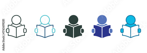 Storyteller Icon Set Multiple Style Of