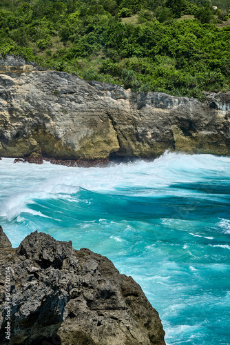 Broken beach. Nusa Penida, Bali