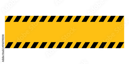 Caution Background with Yellow and Black Stripes