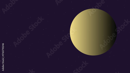 Digital Art Exoplanet Sphere Starry Night Space Background Cosmic World Realistic Render Global Astronomy