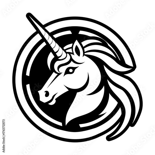 A filled style icon representing a pegacron mascot