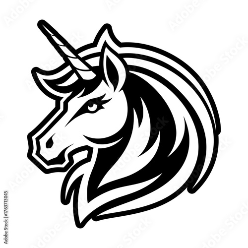A filled style icon representing a pegacron face
