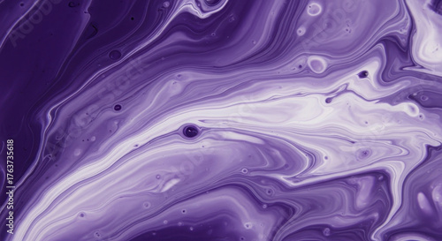 Stunning fluid art in violet and white, perfect for backgrounds and graphic design projects