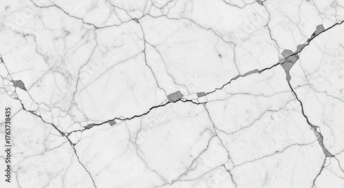 Stunning white marble texture with gray veining and elegant pattern for luxurious designs and interiors