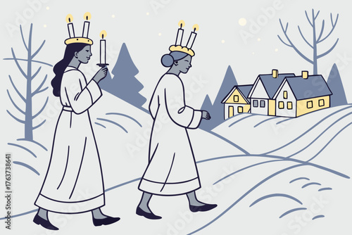 St. Lucia procession