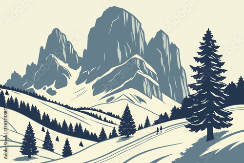 Selva di Val Gardena, Italy, offers ski slopes amid jagged peaks.