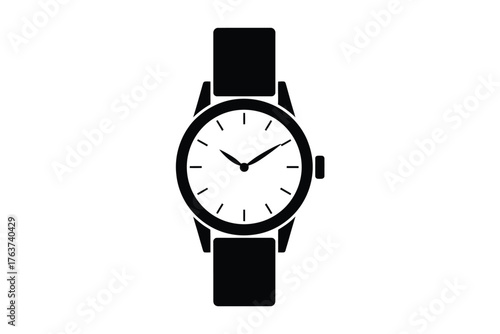 Wrist watch illustration timekeeping accessory fashion timepiece style