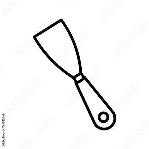  putty knife icon vecktor flat design
