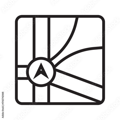 Location or map pin icon symbol. vector illustration