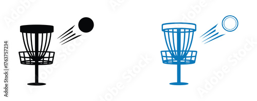 WebAchieve disc golf success with this compelling symbol of skill and precision, perfect for sports enthusiasts and outdoor adventure brands wanting a fresh, dynamic, and energetic logo design