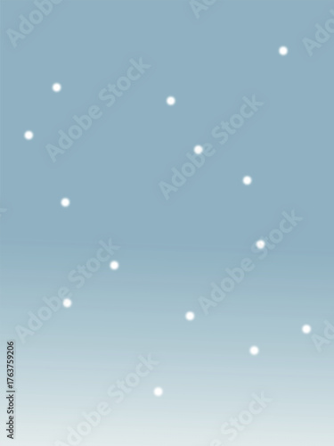 Light Blue Background with Snow