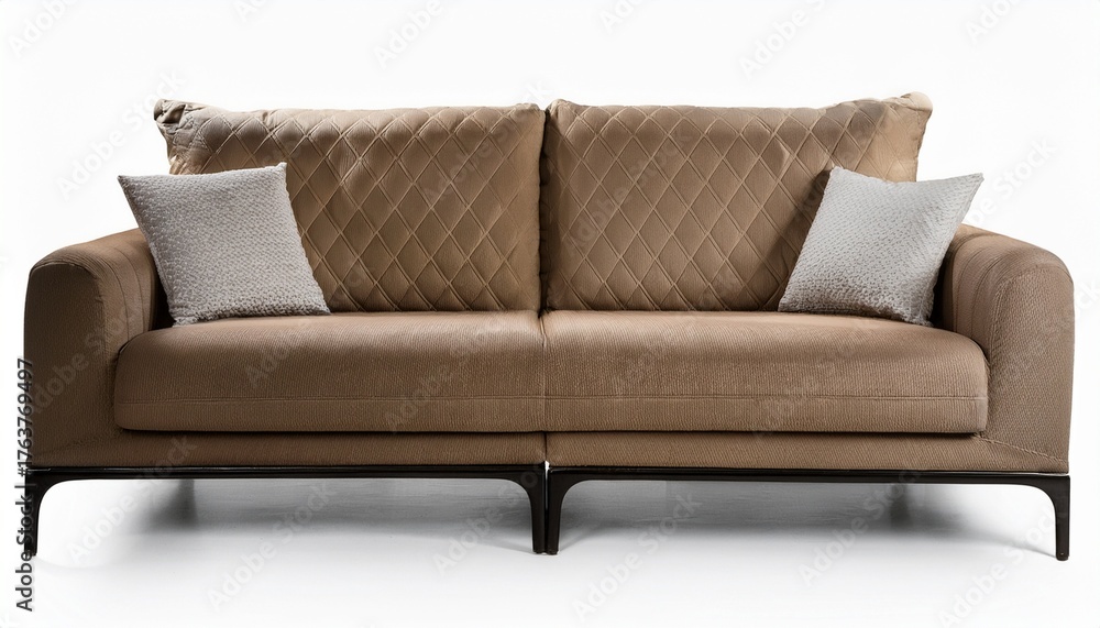Fototapeta premium isolated sofa on white background transparent