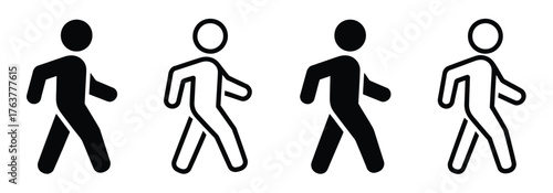 WebPedestrian crossing signals for safety and accessibility, walk signs for urban navigation, helping people move safely in the city, with icons for street guidance and public safety
