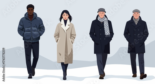 Knitted Winter Mittens