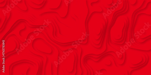 Red abstract background topography  line wireframe isoline location diagram world map texture design.	