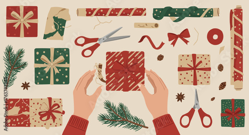 Knitted Winter Mittens