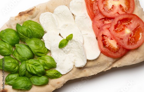 pizza like the Italian flag