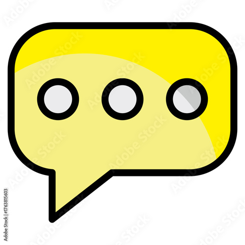 Chat Bubble  Icon Element For Design