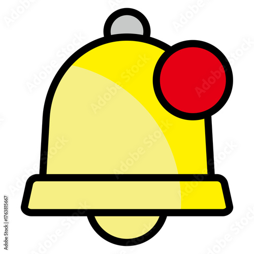 Notification Bell  Icon Element For Design