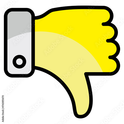 Thumbs Down  Icon Element For Design